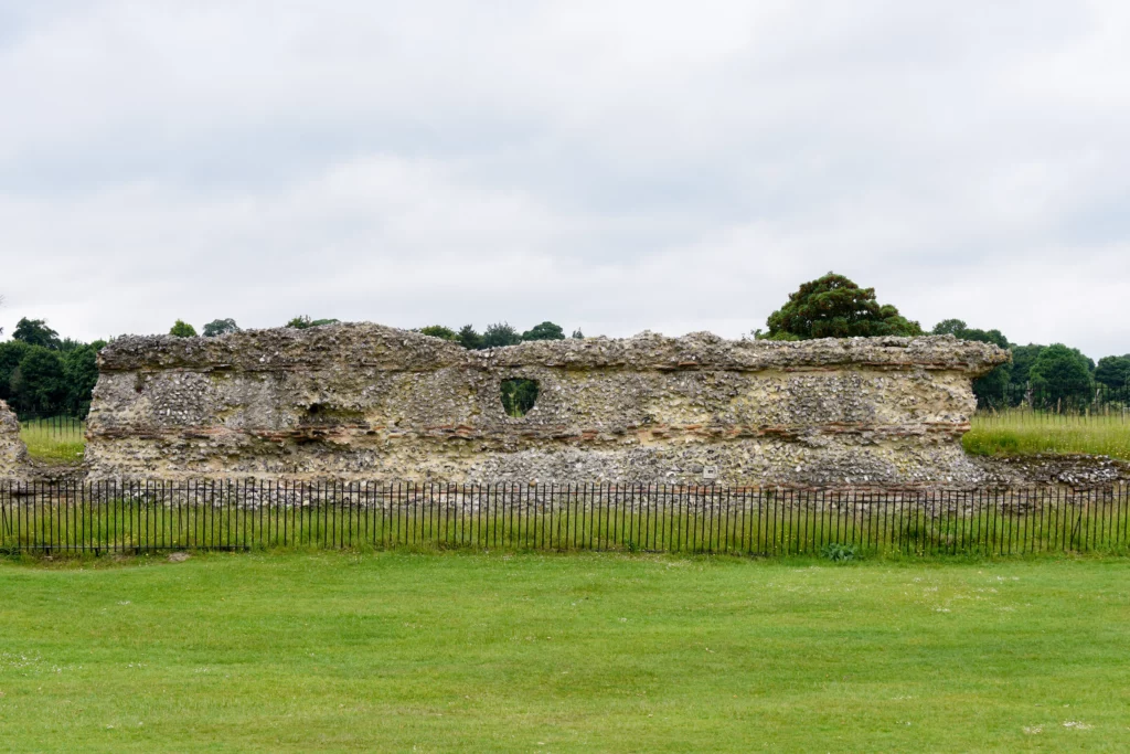 The iconic Roman wall in verulamium park