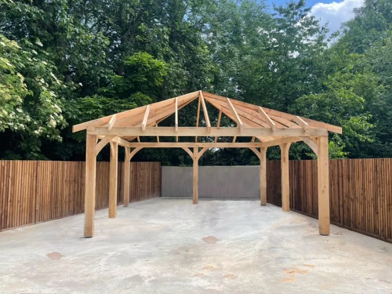 wooden gazebo st albans